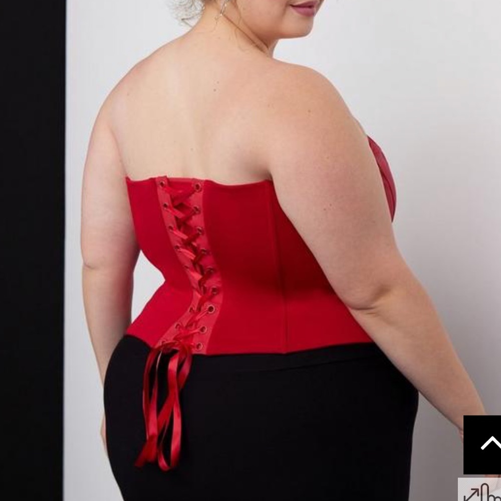 Plus Size Lightweight Corset Torrid Red Halloween